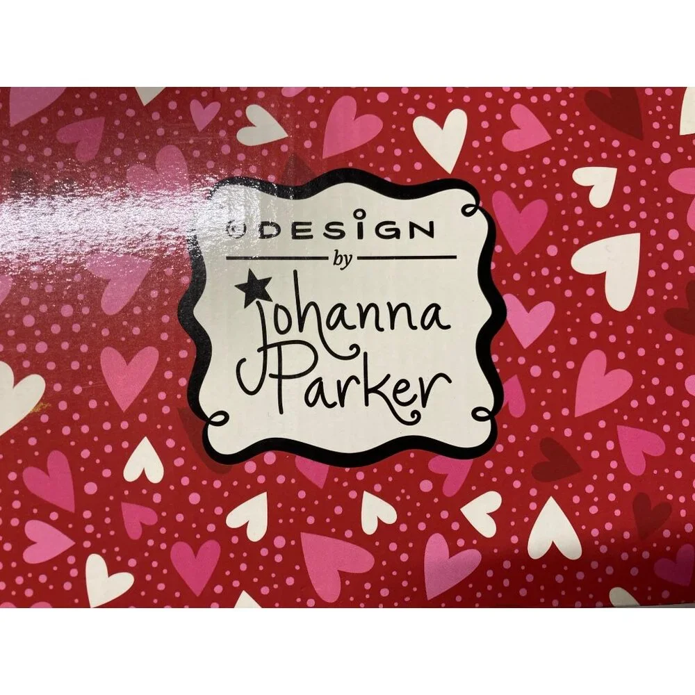 Johanna Parker Design Ceramic Sugar & Creamer Set Festive Holiday Cups Lot 6 New - Picture 8 of 14